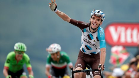 ROMAIN BARDET: Vant på flystripa i Peyragudes. Foto: NTB Scanpix.