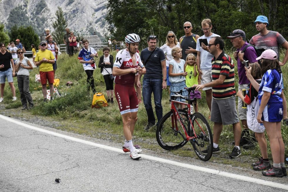 VELTET: Alexander Kristoff på den 17. etappen i årets Tour de France.