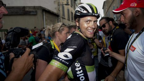 ENDELIG: Fredag tok Edvald Boasson Hagen sin tredje etappeseier i Tour de France. Den har han ventet på siden 2011. Foto: Scanpix
