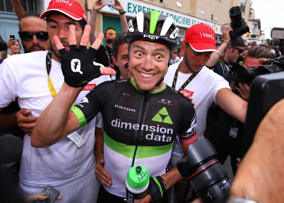 KAN FÅ SELSKAP: Boasson Hagen ønsker seg norske lagkamerater i Dimension Data. FOTO: Tim de Waele