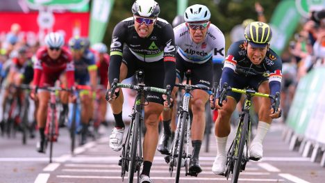 GODT NORSK RITT: Det ble nye topplasseringer for Edvald Boasson Hagen og Alexander Kristoff på den fjerde etappen i Tour of Britain. Her fra den tredje etappen i rittet