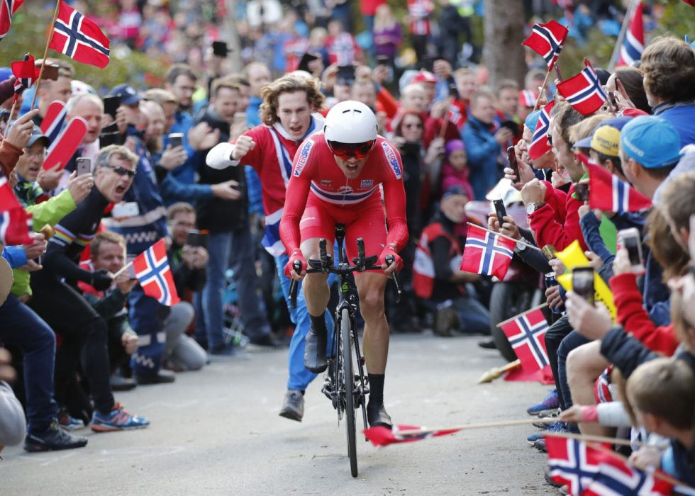 FOLKEFEST: Sykkel-VM i Bergen er en kjempesuksess