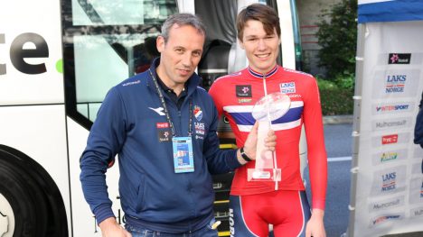 BEVISET: Norge har vært verdens beste nasjon i juniorklassen denne sesongen. Derfor deppet heller ikke Kai Lexberg og Søren Wærenskjold for mye over ny 8.-plass på VM-fellesstarten. FOTO: Knut Andreas Lone