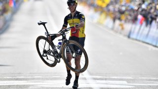 GIKK OVER MÅL: Philippe Gilbert ønsker å vinne "de fem store" i løpet av sykkelkarrieren. Det har kun tre ryttere klart før ham
