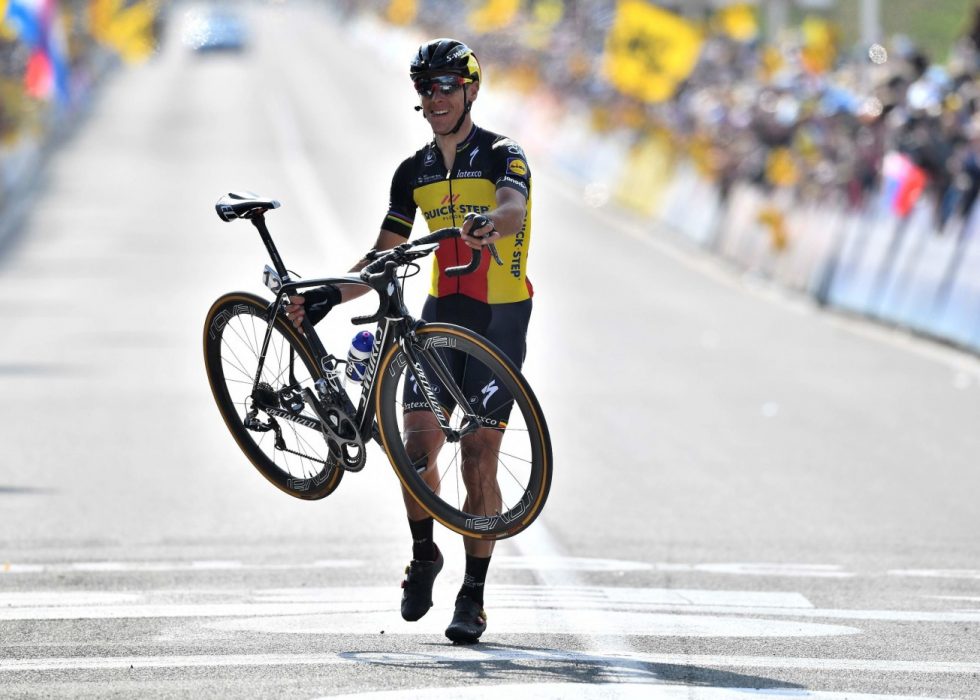 GIKK OVER MÅL: Philippe Gilbert ønsker å vinne "de fem store" i løpet av sykkelkarrieren. Det har kun tre ryttere klart før ham