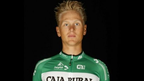 SUSPENDERT: Erlend Sør-Reime er midlertidig suspendert etter å ha avlagt en positiv dopingprøve. Foto: Caja Rural - Seguros RGA