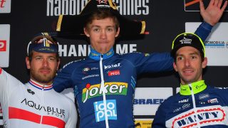 MER AV DETTE: I Joker-trøya vant Kristoffer Halvorsen Handzame Classic denne sesongen. I Team Sky er han nødt til å overbevise igjen om han skal fortjene å bli tatt ut til større oppgaver når det virkelig spisser seg til i klassikerne. FOTO: AFP PHOTO / Belga / DAVID STOCKMAN