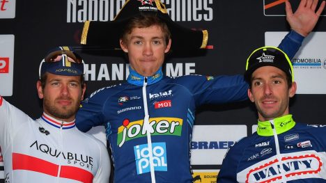 MER AV DETTE: I Joker-trøya vant Kristoffer Halvorsen Handzame Classic denne sesongen. I Team Sky er han nødt til å overbevise igjen om han skal fortjene å bli tatt ut til større oppgaver når det virkelig spisser seg til i klassikerne. FOTO: AFP PHOTO / Belga / DAVID STOCKMAN