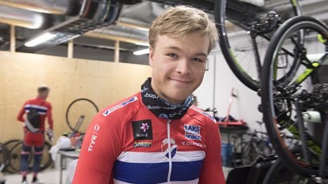 KVALITETSSIKRING: Tour de l'Avenir er viktig for Tobias Foss denne sesongen. For å komme dit må Norge stille til start i NationsCupen