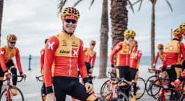 FÅR VISE SEG FRAM: Tobias Foss takket ja til å trene med LottoNL-Jumbo uka før Uno-X-samlinga i Cambrils. 20-åringen har ambisjoner om å bli sammenlagtrytter løpet av de neste ti årene. FOTO: Jan Brychta