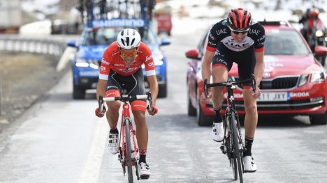 NESTEN: Vegard Stake Laengen imponerte stort på den femte etappen av Volta a Catalunya. Foto: Tim De Waele.