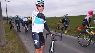 DÅRLIG DAG: Kristoffer Halvorsen måtte vente lenge på ny sykkel