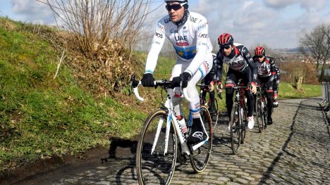 GRUNDIGE FORBEREDELSER: Alexander Kristoff hadde ikke helt gjort hjemmeleksa foran Dwars door Vlaanderen