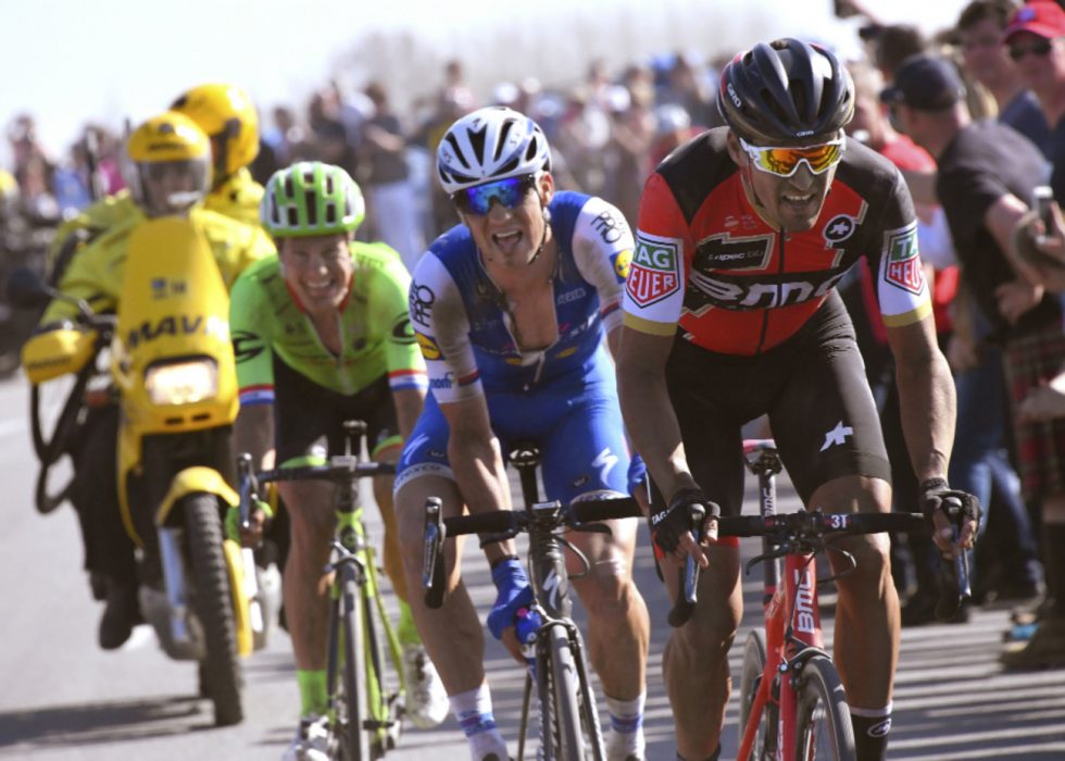 MÅ OVERLISTE QUICK-STEP: Greg Van Avermaet knakk Zdenek Stybar og resten av Quick-Step Floors i fjor