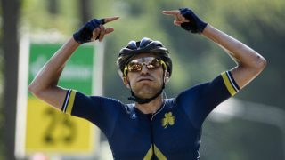 STOR SEIER: Larry Warbasse og Aqua Blue kvitterte for tilliten når de ble invitert til Tour de Suisse i fjor. Denne sesongen har ikke laget klart å klore til seg et av fripassene til de tre største etapperittene
