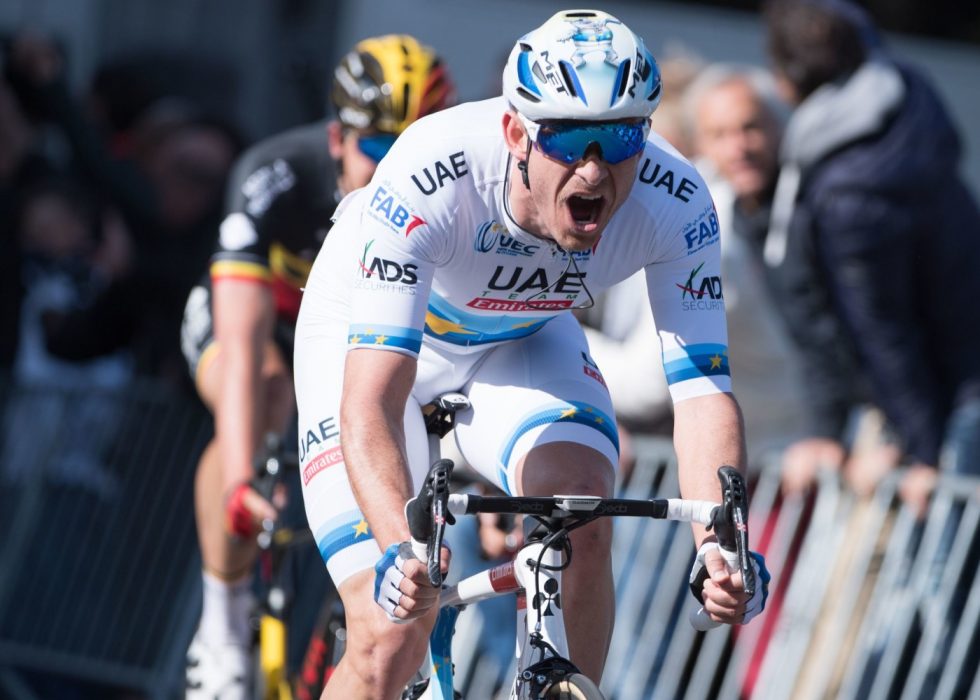 KRISTOFF: Her fra seieren i GP Eschborn Frankfurt tidligere i år. Foto: AFP PHOTO / dpa / Arne Dedert
