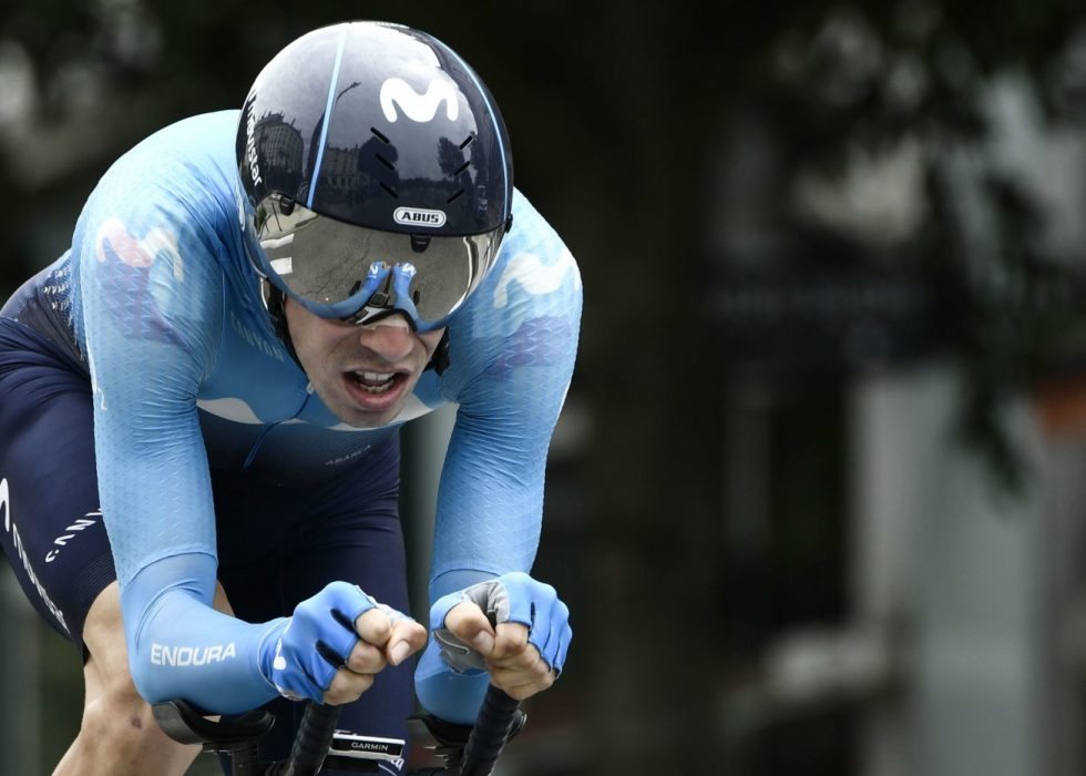 MIDLERTIDIG SUSPENDERT: Jaime Rosón var i aksjon for Movistar Team under Critérium du Dauphiné