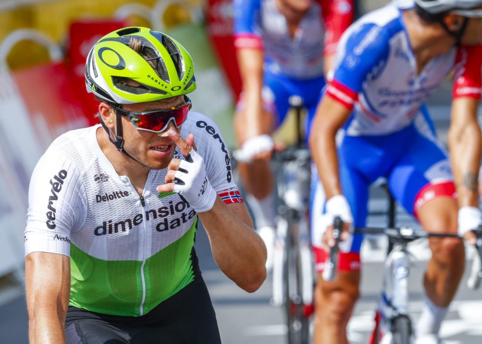 SPRAKK: Boasson Hagen hang ikke med de beste på etappe 5. Foto: Heiko Junge / NTB scanpix