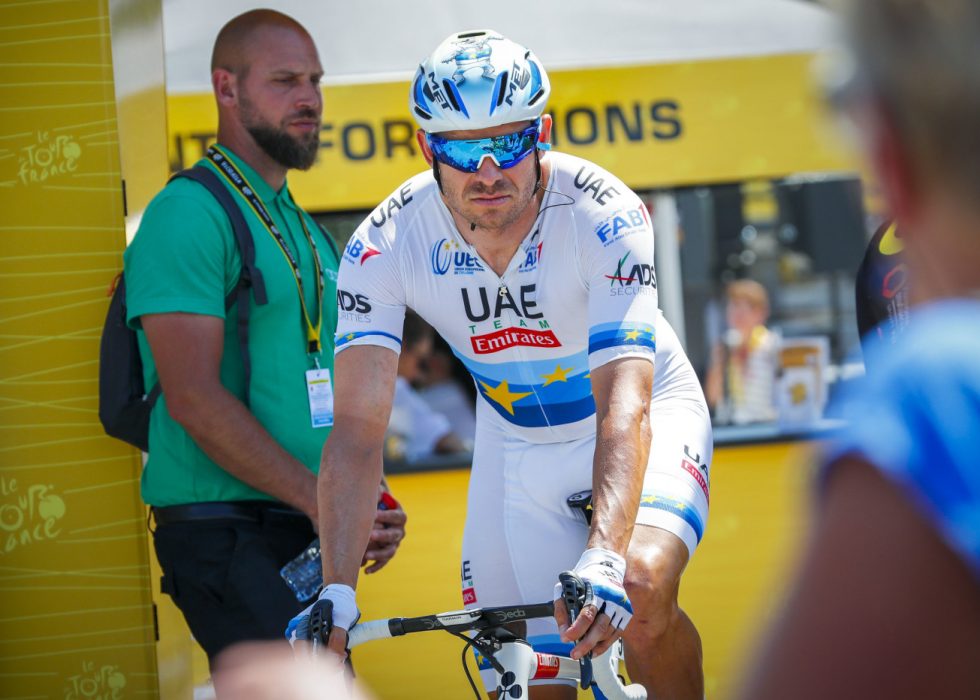 KLAR TIL DYST: Alexander Kristoff går for seier på den actionfylte niendeetappen i Tour de France. Foto: Heiko Junge