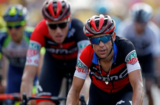 MÅTTE BRYTE: Richie Porte brøt tidlig på den niende etappen av Tour de France. FOTO: REUTERS/Stephane Mahe