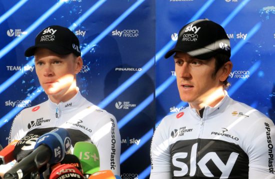 NUMMER EN OG TO: Froome er fremdeles nummer en i Sky-hierarkiet