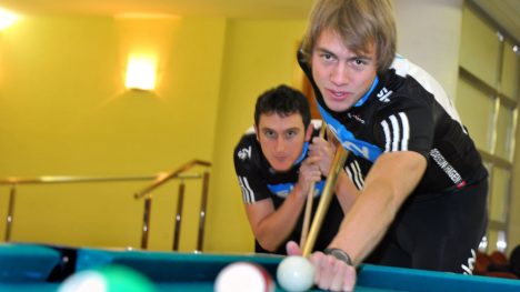 DEN LANGE DISTANSEN: Geraint Thomas og Edvald Boasson Hagen ble begge hentet til Team Sky foran oppstarten i 2010