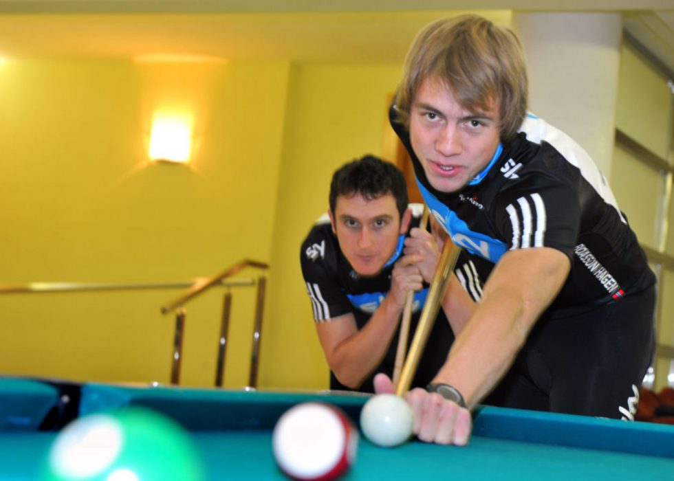 DEN LANGE DISTANSEN: Geraint Thomas og Edvald Boasson Hagen ble begge hentet til Team Sky foran oppstarten i 2010