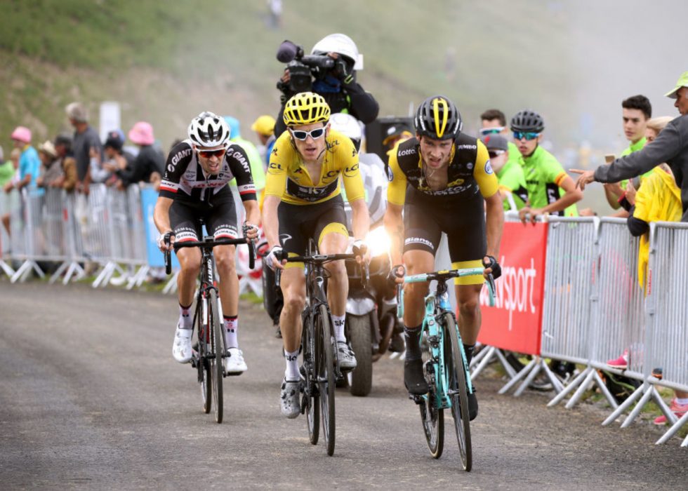 ANGREP: Både Primoz Roglic og Tom Dumoulin angrep