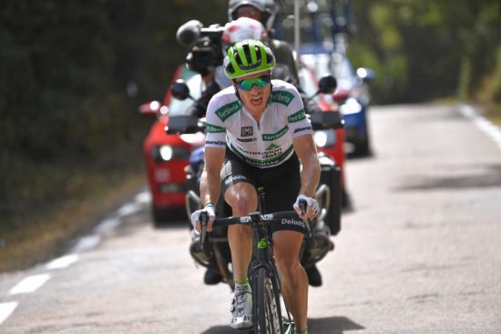 KING OF SPAIN: Ben King tok en ny etappeseier på den niende etappen av Vuelta a España. FOTO: Tim de Waele/Getty Images