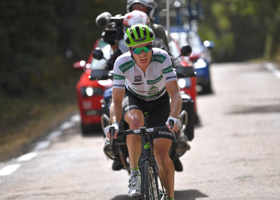 KING OF SPAIN: Ben King tok en ny etappeseier på den niende etappen av Vuelta a España. FOTO: Tim de Waele/Getty Images