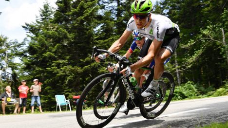 HØYT OPPE: Edvald Boasson Hagen. Justin Setterfield/Getty Images
