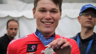 SIKTER MOT MEDALJE: Søren Wærenskjold tok sølv under EM i Herning i 2017. Tirsdag sikter han mot medalje i sykkel-VM i Innsbruck. FOTO: Norges Cykleforbund