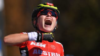 JUBELBRØLET: Laura Stigger hadde de fleste odds mot seg
