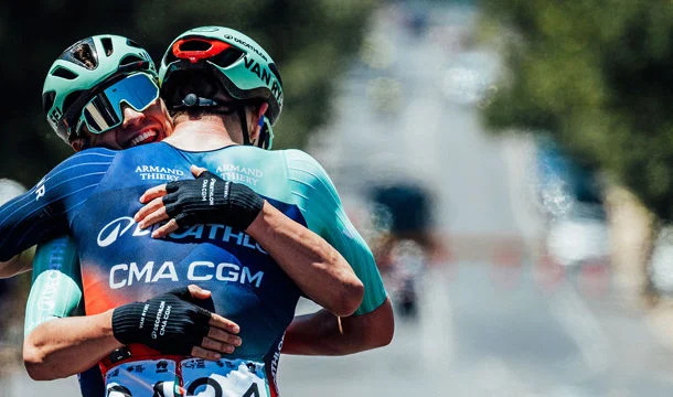 Tobias Lund Andresen (Decathlon CMA CGM Team) vant dagens etappe av Santos Tour Down Under